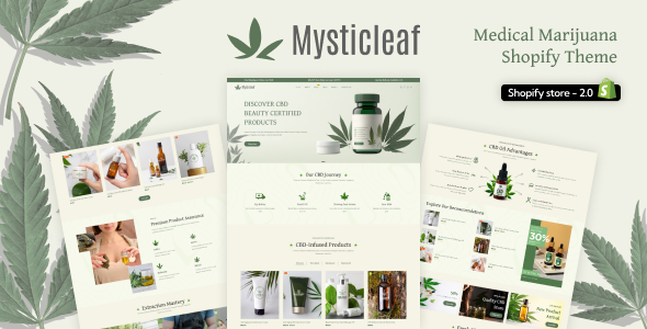 Mysticleaf V1.0-医用大麻商店shopify主题下载
