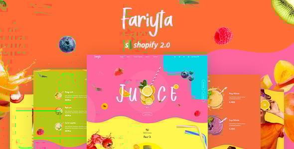 Faryita 1.0 -果汁与健康饮料Shopify主题下载