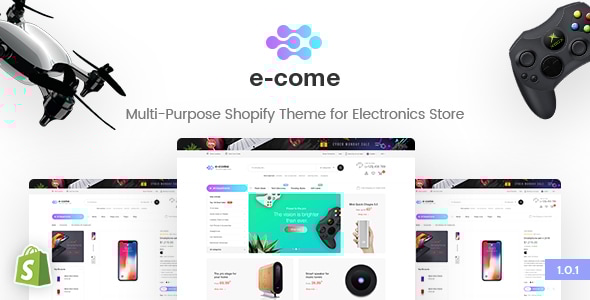 e-come v1.0.1-电子商店的多用途Shopify主题下载