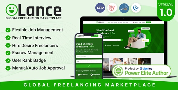 Olance v1.0 全球自由职业市场PHP源码下载