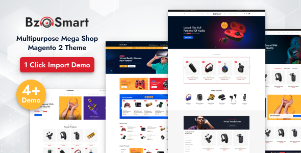BzoSmart v1.2.0 – 响应式多用途 Megashop Magento 2 主题下载