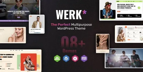 Werk v1.0.5 Elementor多用途WooCommerce主题下载