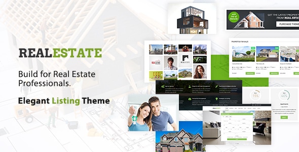 Real Estate WordPress Theme v3.9 房地产 WordPress 主题下载