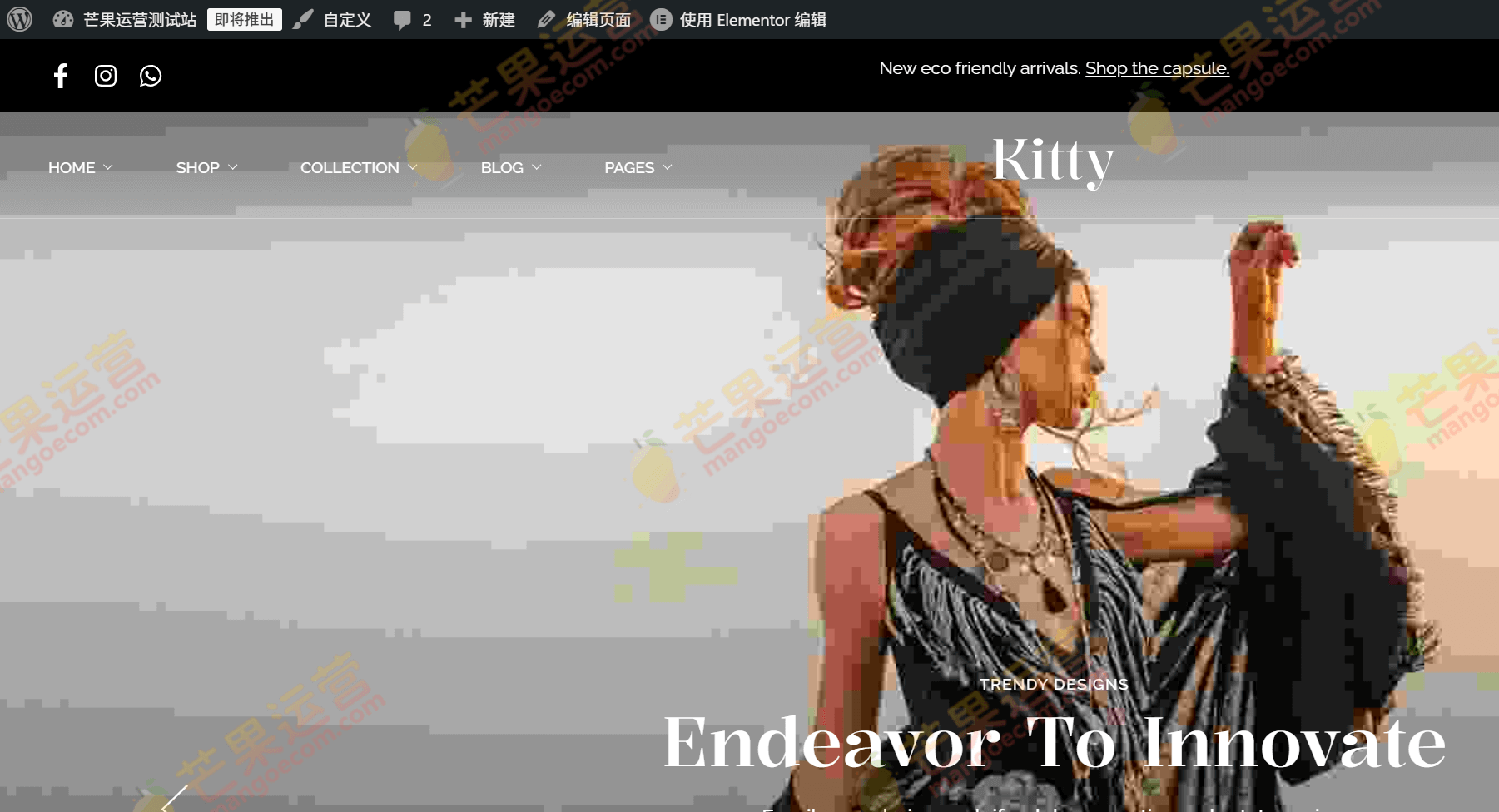 Kitty 时尚服装、家具 WordPress 主题破解版下载