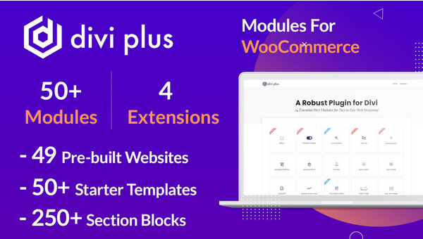 Divi Plus 50 Powerful Modules for Divi Theme v1.17.0 Divi Plus 50 个强大的 Divi 主题模块插件下载