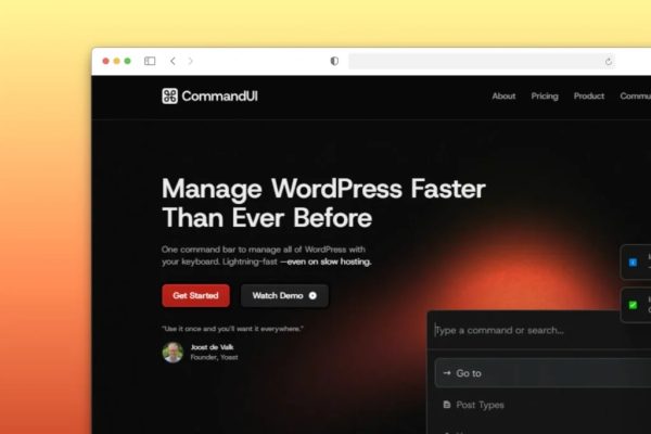 CommandUI v1.10.0 wordpress快捷命令管理插件