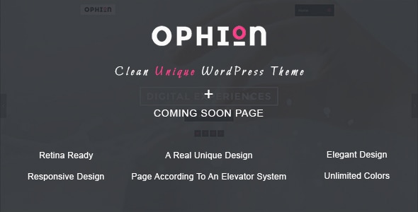 Ophion v1.0 – 简洁的 WordPress 主题下载