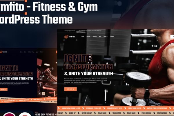 Gymfito v1.1 健身和健身房 WordPress下载