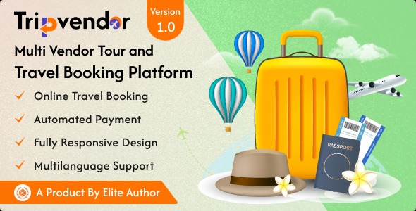 TripVendor v1.0 – 多供应商旅游预订平台PHP源码下载