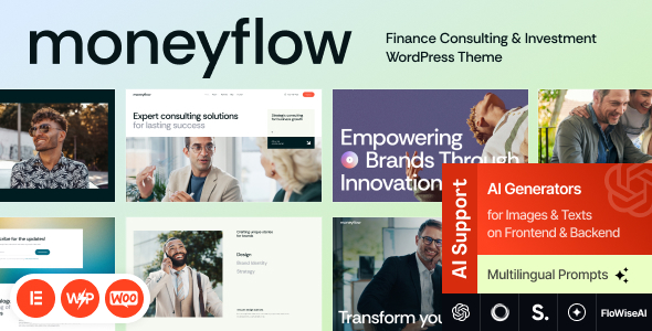 MoneyFlow v1.0 – 财务咨询和投资 WordPress 主题下载