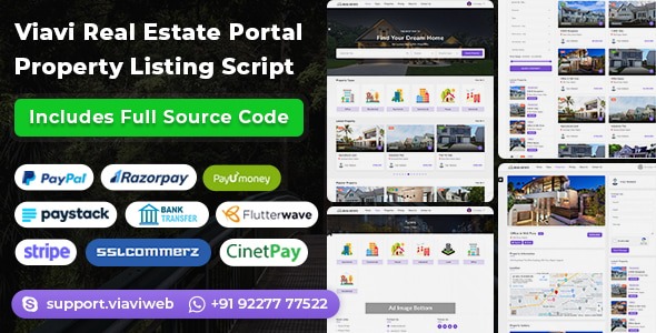 Viavi Real Estate Portal v1.1 – 房产列表脚本PHP源码下载