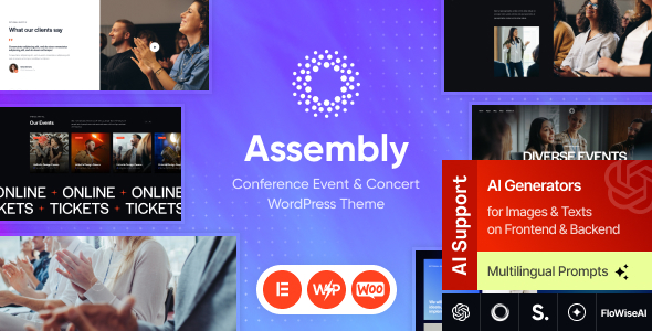 Assembly v1.1 – 会议活动和音乐会 WordPress 主题下载