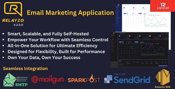 Relayzo v3.9.0 电子邮件营销应用程序PHP源码下载