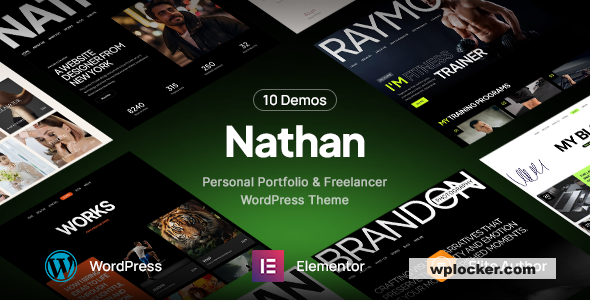 Nathan v1.0.2 – 个人简历 CV 作品集 WordPress 主题下载