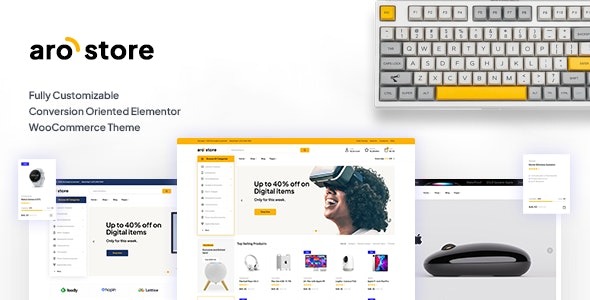 Arostore v1.2.1 电子商店 WooCommerce 主题下载