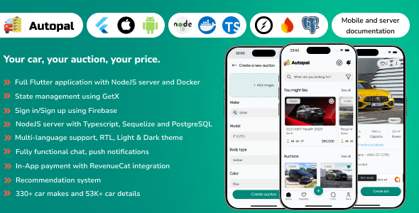 Autopal – Car auctions (Full Application) – 11 June 2025 汽车拍卖app源码下载