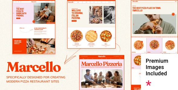 Marcello v1.2 披萨餐厅 WordPress 主题下载