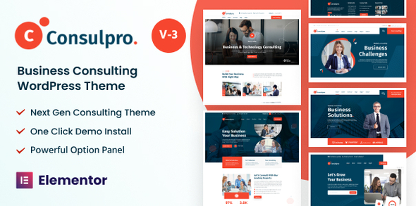 Consulpro v3.0.1 – 财务和商业咨询wordpress主题下载