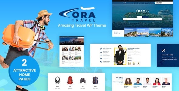 Ora v2.6 旅行预订 WordPress 主题下载