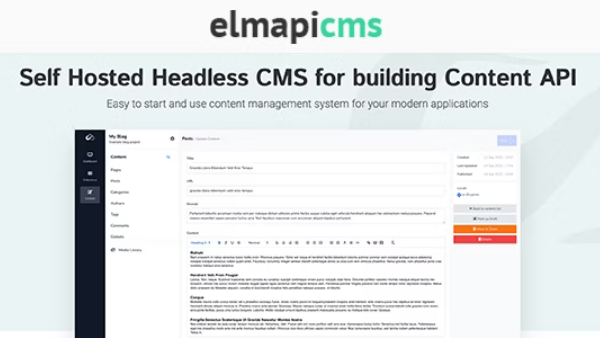 ElmapiCMS v3.0.0 Headless CMS for building Content API PHP源码下载