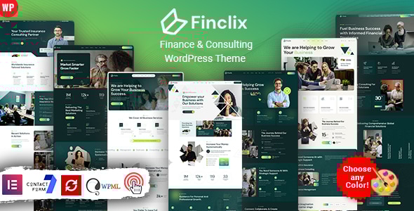 Finclix v1.0 – 财务与咨询 WordPress 主题下载