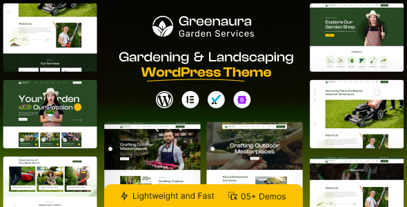 Greenaura v1.0.6 园艺和景观WordPress主题下载