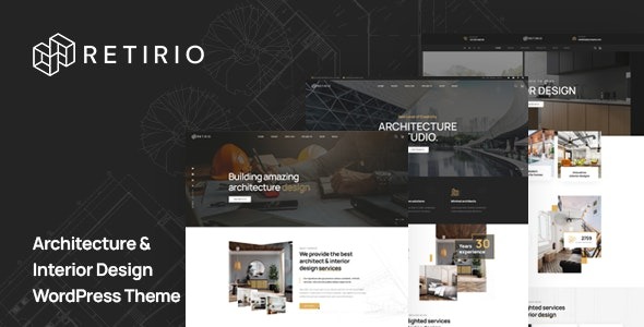 Retirio v1.1.6 建筑和室内装饰 WordPress 主题下载