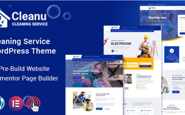 Cleanu v1.0.6 清洁服务 WordPress 主题下载