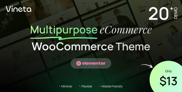 Vineta 1.0.4 – 多用途 WooCommerce WordPress 主题下载