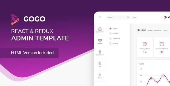 Gogo v6.3.0 React Admin模板下载