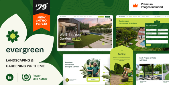 EverGreen v1.0 – 园林园艺 WordPress 主题下载