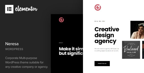 Neresa v1.4 Elementor WordPress 主题下载