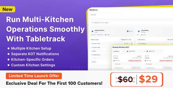 Multi-Kitchen Module for Tabletrack v1.0.3 PHP源码下载