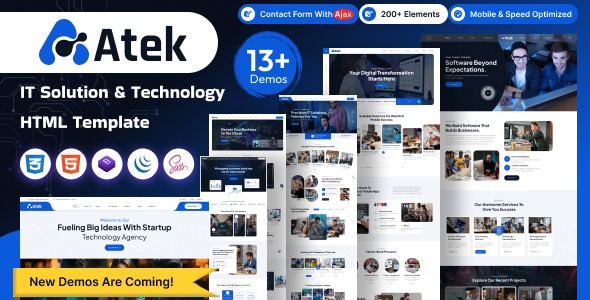Atek v1.0 – IT 解决方案和技术 HTML 模板下载