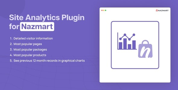 Site Analytics Plugin v1.0.1 Nazmart 多租户电子商务平台 (SAAS)PHP源码下载