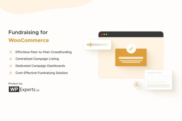 Fundraising For Woocommerce v1.2.5 筹款捐款wordpress插件下载