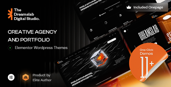 Dreamslab v1.0.0 – 创意作品集和代理 WordPress 主题下载