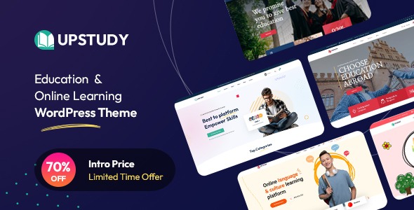 Upstudy v1.2.4 教育 WordPress 主题下载