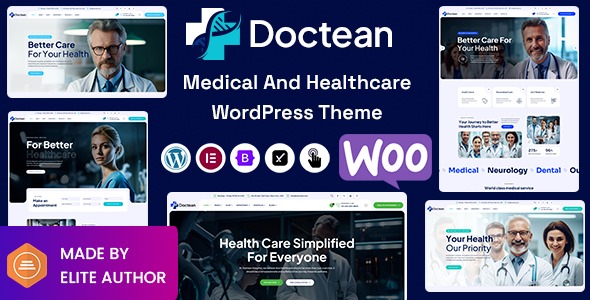 Doctean v2.7 医疗保健 WordPress 主题下载