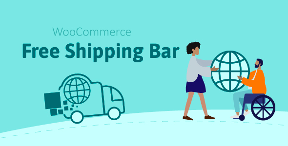 WooCommerce Free Shipping Bar Premium v1.2.9 免运费插件下载