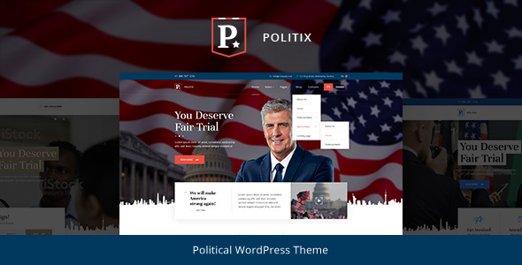 Politix v1.0.7 政治竞选 WordPress 主题下载