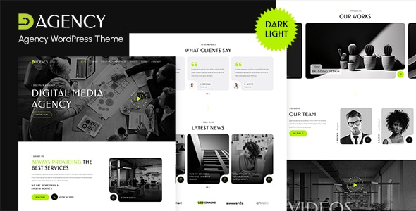 Dagency v1.3 数字代理 WordPress 主题下载