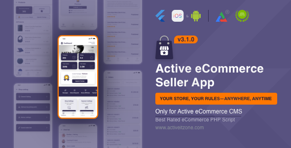 Active eCommerce Seller App v3.1.0 app源码下载