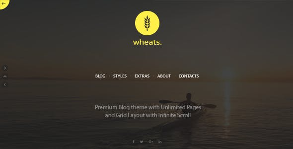 Wheats v1.9 博客 WordPress 主题下载