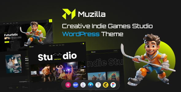 Muzilla v1.0 – 创意独立游戏工作室 WordPress 主题下载