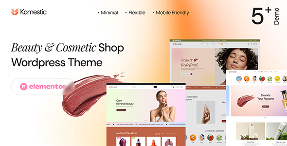 Komestic v1.0 – 美妆化妆品商店 WordPress 主题下载