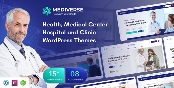 Mediverse v1.0 – 健康医疗诊所 WordPress 主题下载