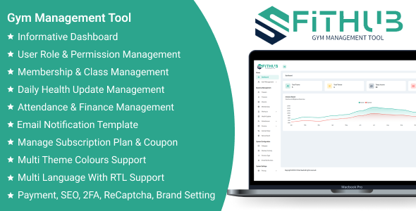 FitHub SaaS v1.6 – 健身房管理工具PHP源码下载