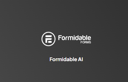 Formidable AI 1.0.1 Formidable表单人工智能ai拓展插件下载