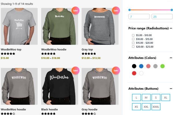 WBW Product Filter PRO 3.0.4 产品筛选wordpress插件下载